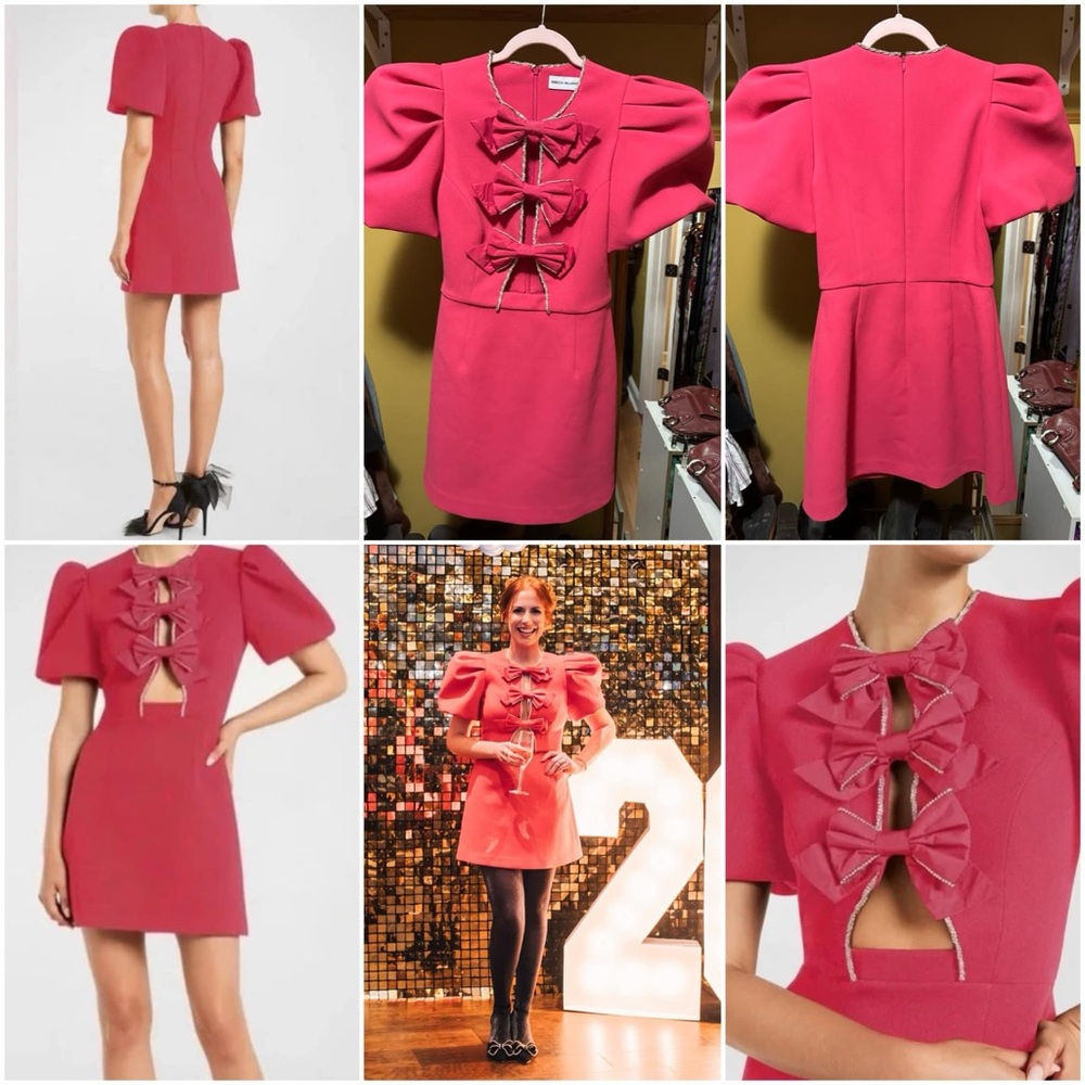 Rebecca Vallance Size 8 Bow Party Dress EUC